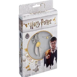 Harry Potter Golden Snitch Keyring and Pin Badge - Silver