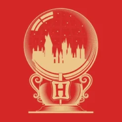 Harry Potter Hogwarts Snowglobe Sweatshirt - Red