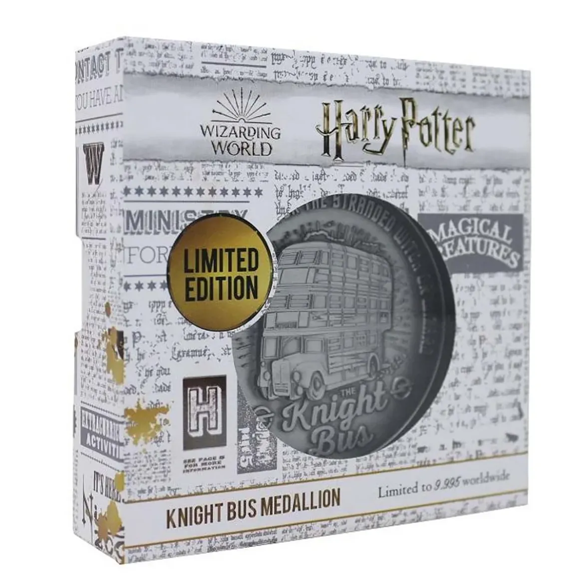 Harry Potter Limited Edition Knight Bus Medallion