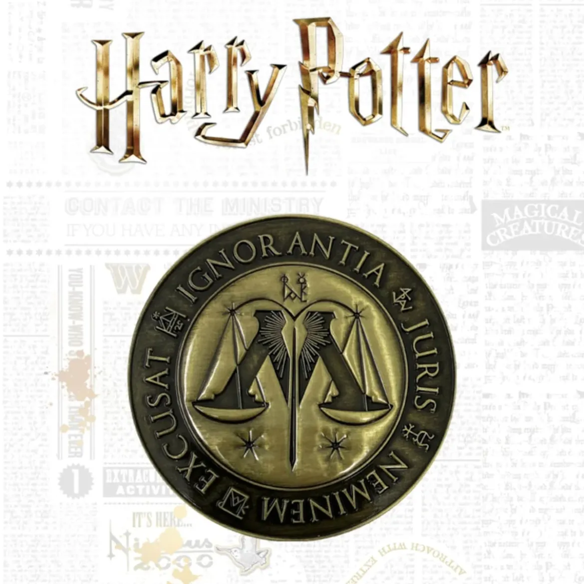Harry Potter Limited Edition Medallion - Ministry of Magic