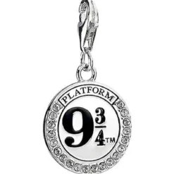 Harry Potter Sterling Silver Platform 9 34 Necklace Embellished with Swarovski Crystals