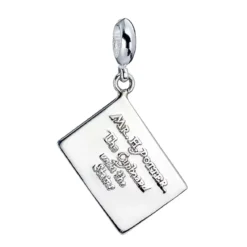 Harry Potter Sterling Silver Hogwarts Acceptance Letter Clip on Charm