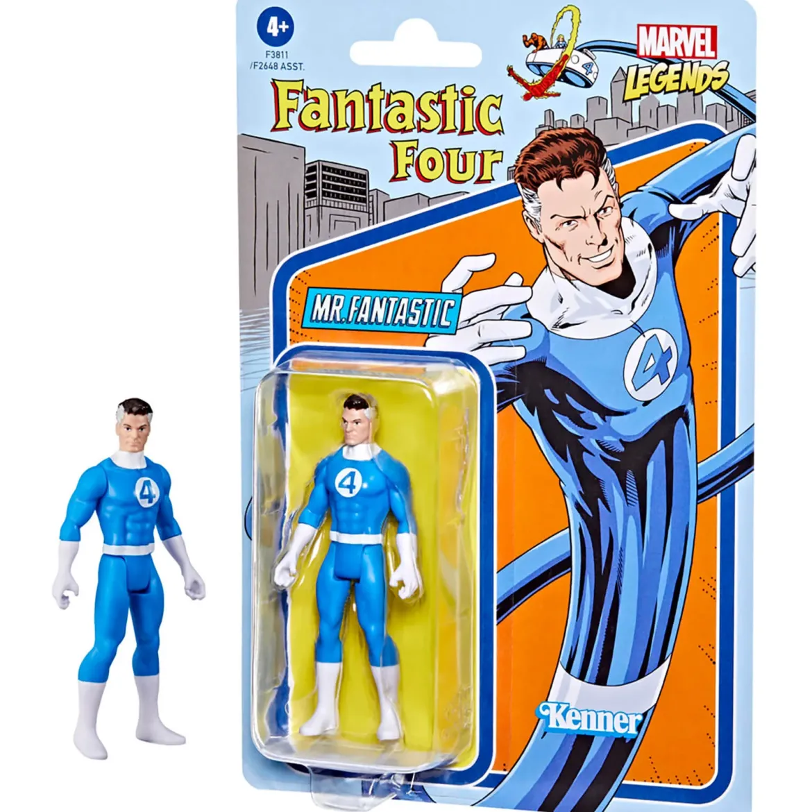 Hasbro Marvel Legends Retro 3.75 Inch Mr. Fantastic Action Figure