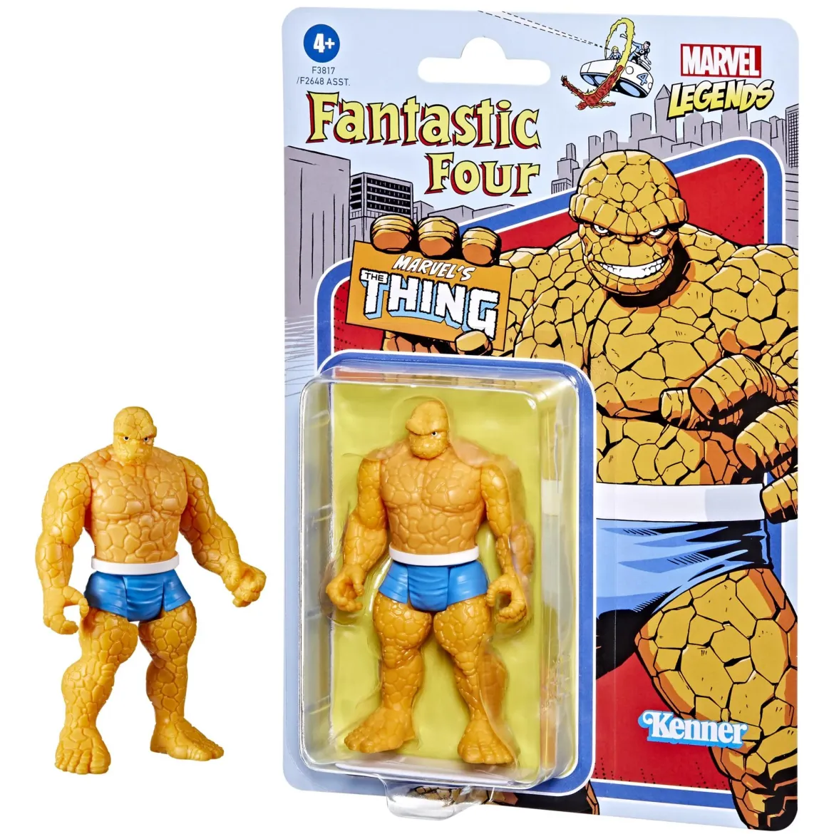 Hasbro Marvel Legends Series 3.75 Inch Retro Collection Marvel Thing Action Figure