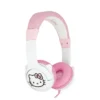 HELLO KITTY MOULDED WHITE/PINK CHILDRENS HEADPHONES
