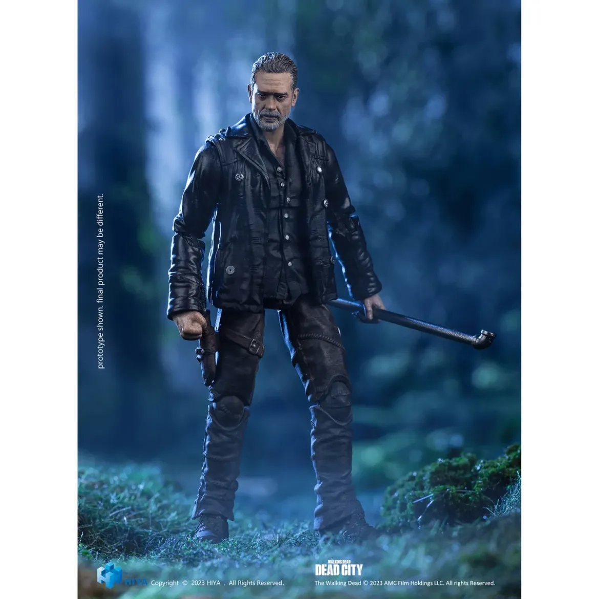 HIYA Toys Walking Dead Dead City Negan 118th Scale Action Figure