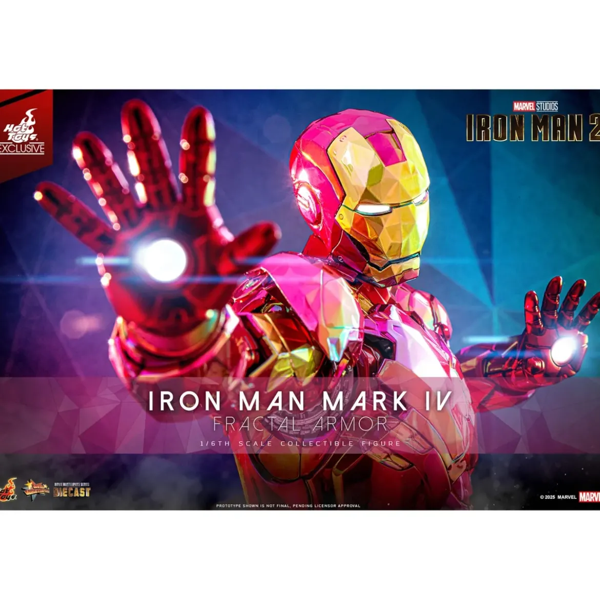Hot Toys Marvel Iron Man Mark IV (Fractal Armour) 1/6th Scale Figure (32.5cm)