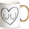 Hush Puppies Love Mug - Gold