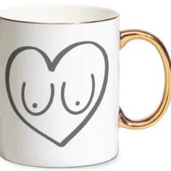 Hush Puppies Love Mug - Gold