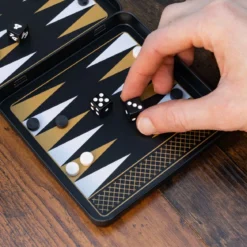 Iron & Glory Game On Travel Backgammon Set Game