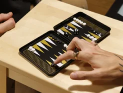 Iron & Glory Game On Travel Backgammon Set Game