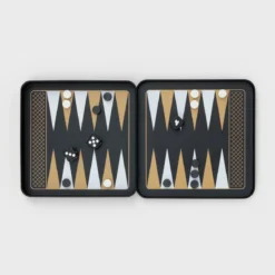 Iron & Glory Game On Travel Backgammon Set Game