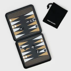 Iron & Glory Game On Travel Backgammon Set Game
