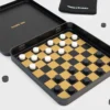 Iron & Glory Game On Travel Checkers Set Game