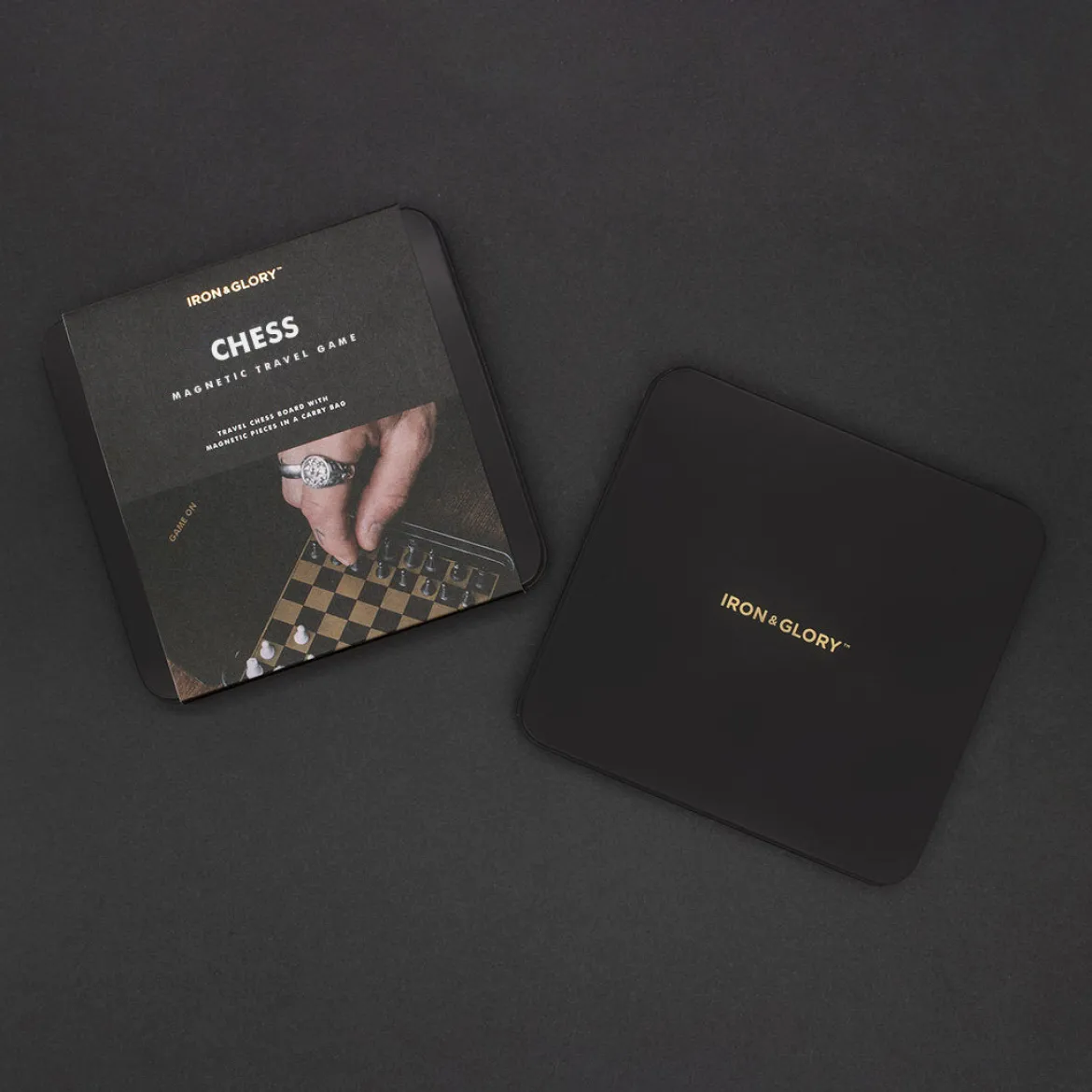 Iron & Glory Game On Travel Chess Set Game