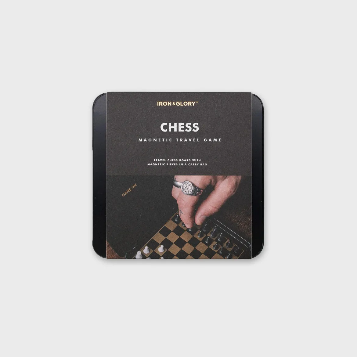 Iron & Glory Game On Travel Chess Set Game
