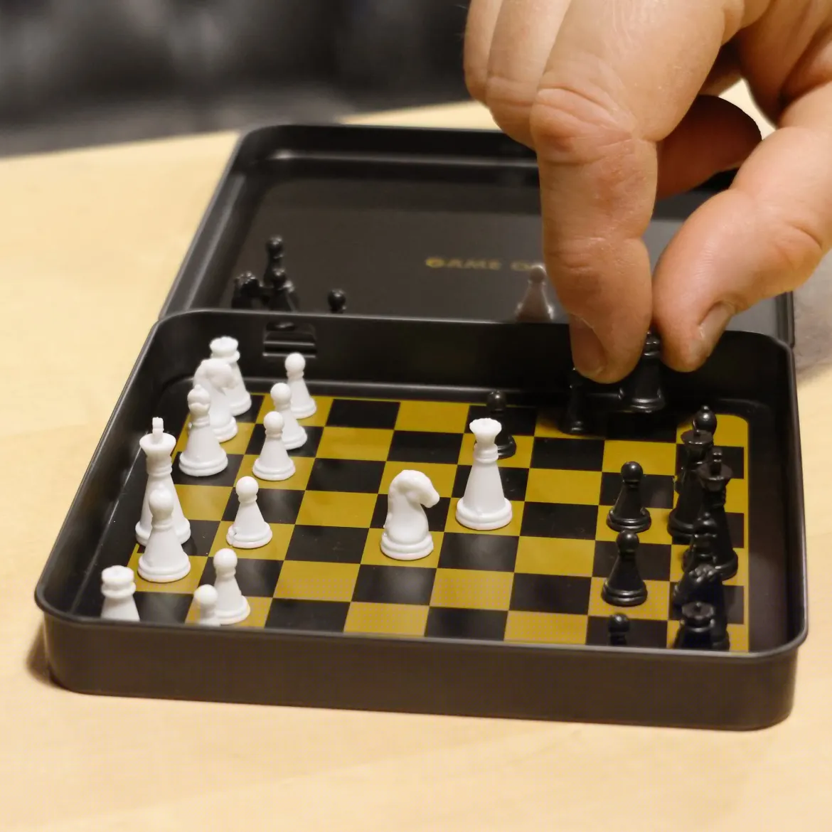 Iron & Glory Game On Travel Chess Set Game