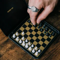 Iron & Glory Game On Travel Chess Set Game