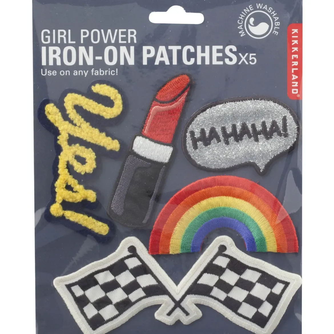Iron On Patch Girl Power Set