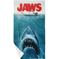 Jaws Classic Poster Beach Towel