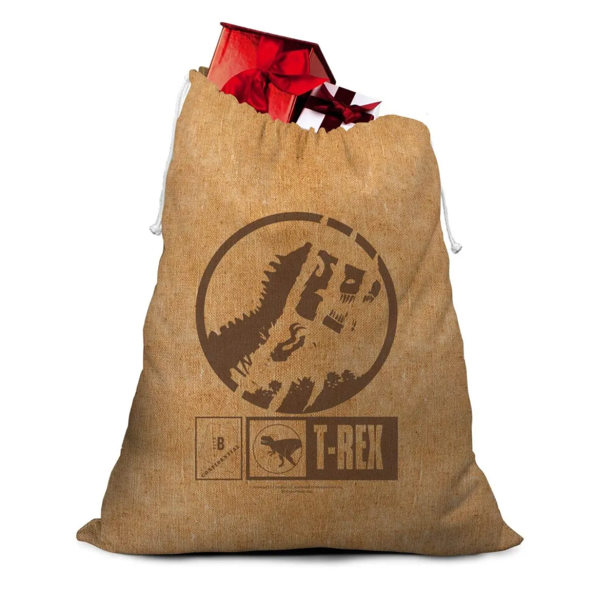 Jurassic Park Officially Licensed Christmas Hessian Sack