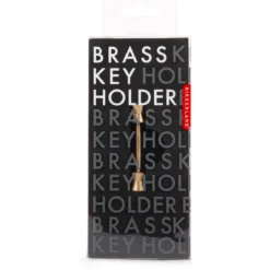 Kikkerland Short Cone Brass Key Holder