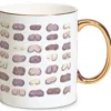 Knockers Splodges Mug - Gold