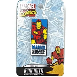 Marvel Iron Man Comic Augmented Reality Pin Badge
