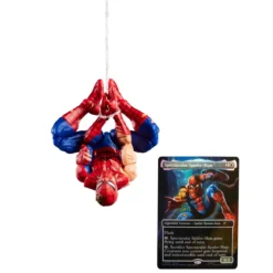 Marvel Legends Magic: The Gathering Action Figure Battle-Damaged Spider-Man (plus Exclusive Foil Card) 15 cm