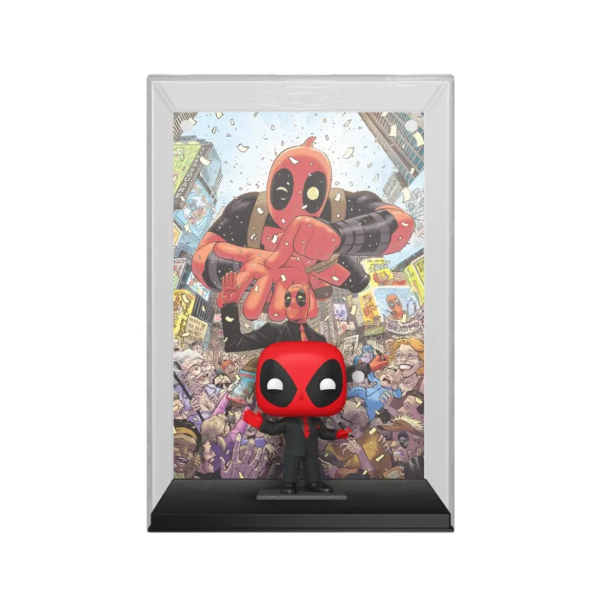 Marvel POP! Comic Cover Vinyl Figure Deadpool (2025) #1 Deadpool in Black Suit 9 cm