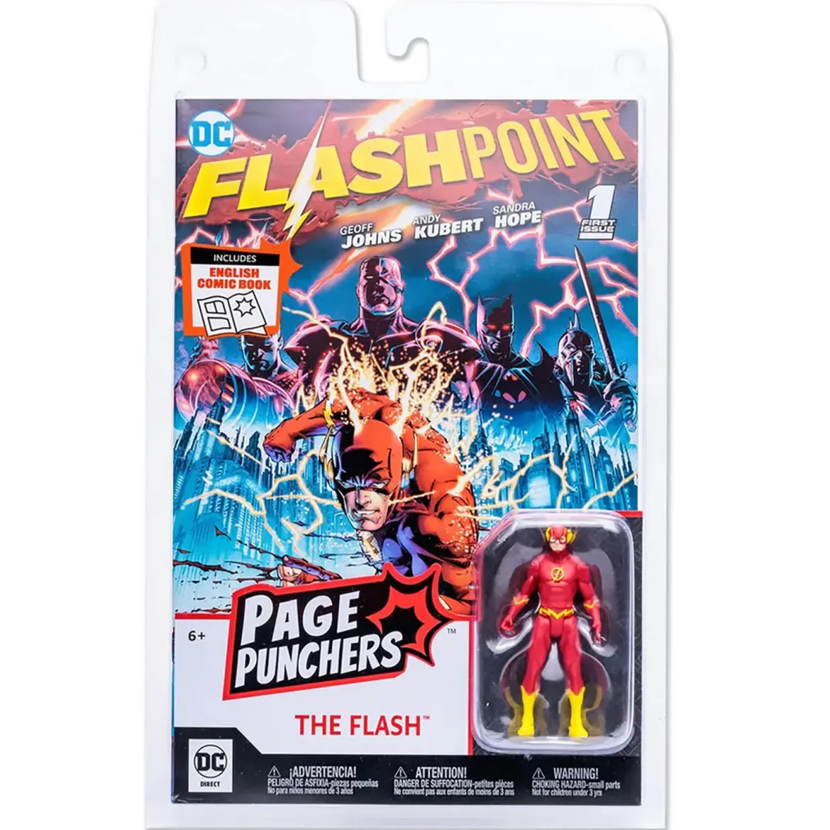 McFarlane DC Direct - 3IN Comic With Figure WV1 - The Flash (Flashpoint)