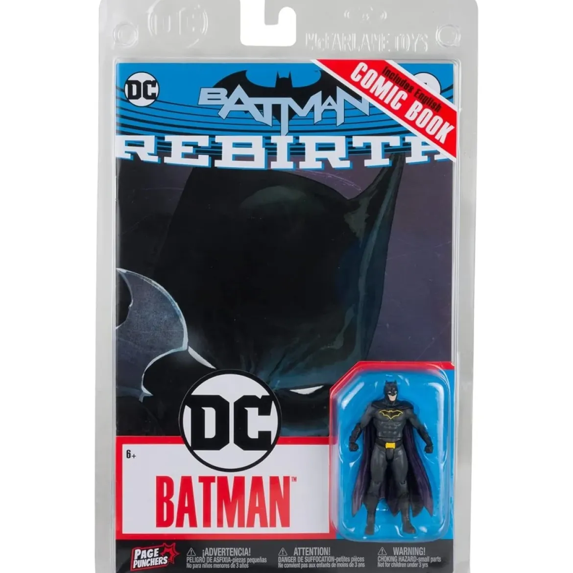 McFarlane DC DIRECT - 3IN FIGURE WITH COMIC WV3 - BATMAN (REBIRTH)