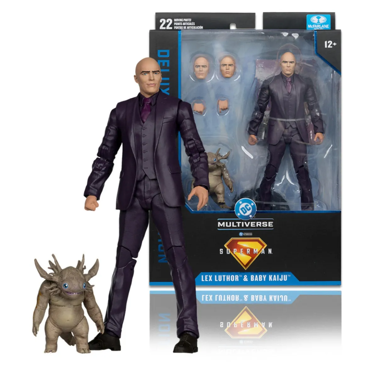 McFarlane Toys DC Comics Superman Movie Lex Luther with Baby Kaiju Deluxe Action Figure 7