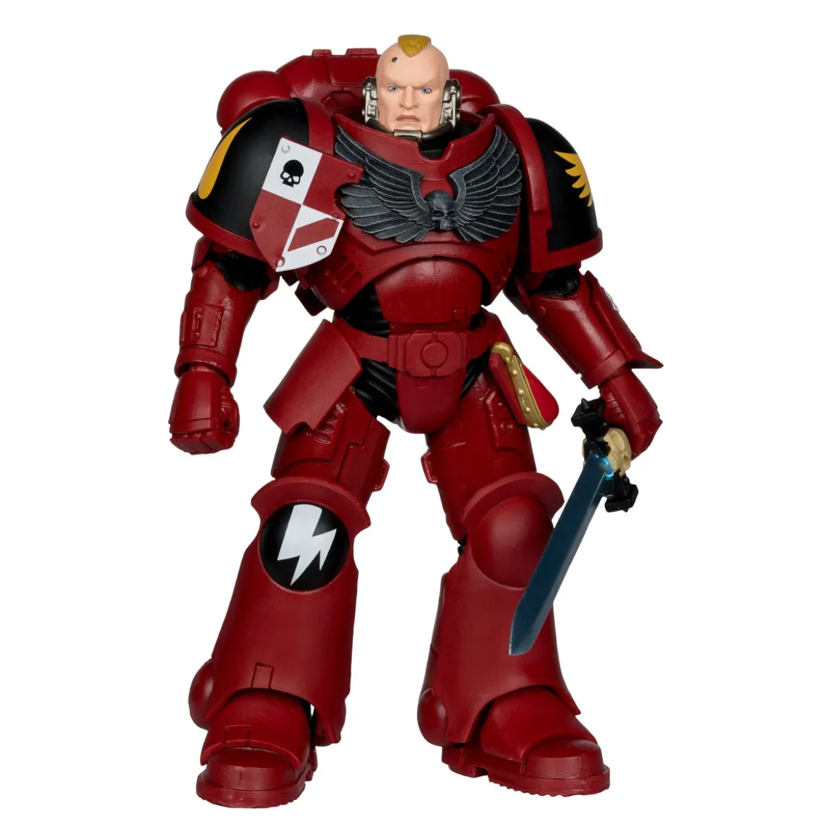 McFarlane Warhammer 40k Wave 11 Primaris Space Marine Blood Angel Assault Intercessor Sergeant Action Figure (7)