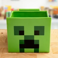 Minecraft Creeper Streaming Snack Bowl