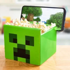 Minecraft Creeper Streaming Snack Bowl