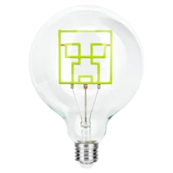 Minecraft Neon LED Bulb Creeper