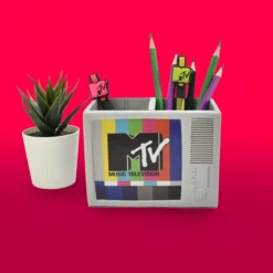 MTV 3D Retro TV Pen Pot