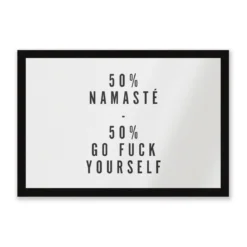 Namaste, Go Fuck Yourself Door Mat