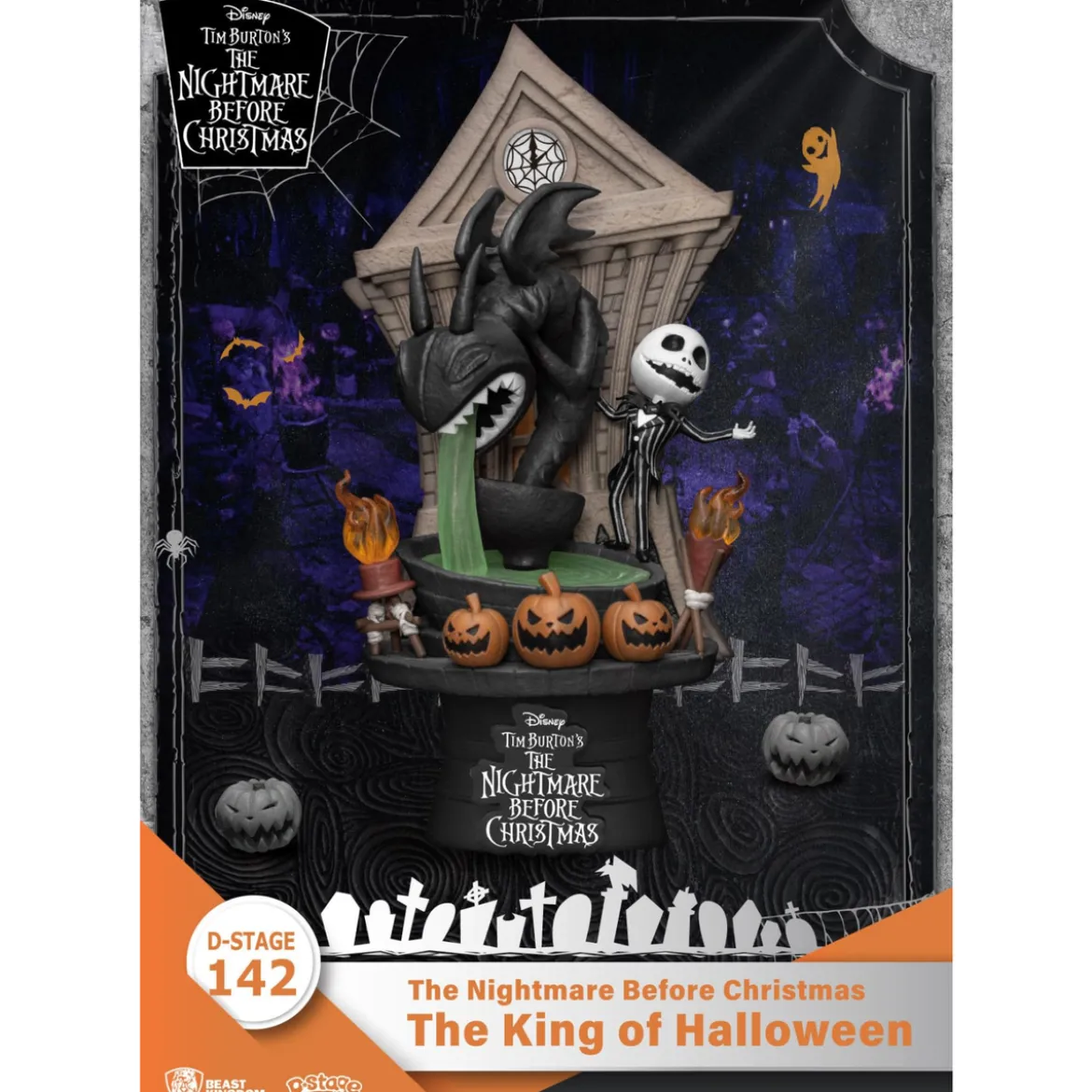 Nightmare before Christmas D-Stage PVC Diorama The King of Halloween 15 cm