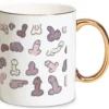 Noodle Spoldges Mug - Gold