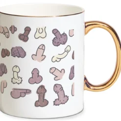 Noodle Spoldges Mug - Gold