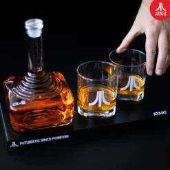 Official Atari 3D Joystick Decanter Set. Decanter 750ML and Glasses 200ML