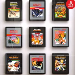 Official Atari 3D Wall Art - Cartridge Collection