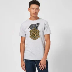 Official Harry Potter Hufflepuff Drawn Crest T-Shirt