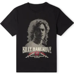 Official Stranger Things Billy Hargrove T-Shirt - Black