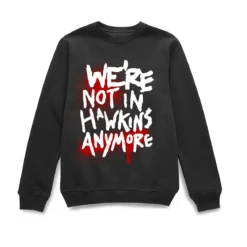 Official Stranger Things Not In Hawkins Sweatshirt - Black