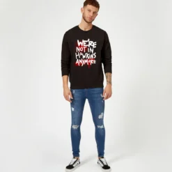 Official Stranger Things Not In Hawkins Sweatshirt - Black