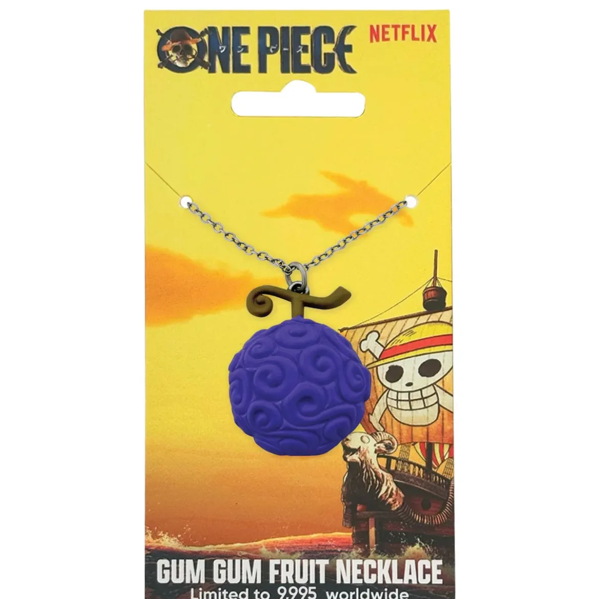 One Piece Limited Edition Gum Gum Fruit Necklace
