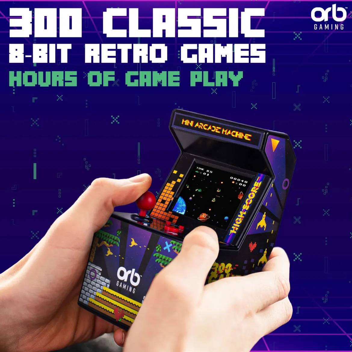 Orb Retro Mini Arcarde Machine (300 Categorised Games)